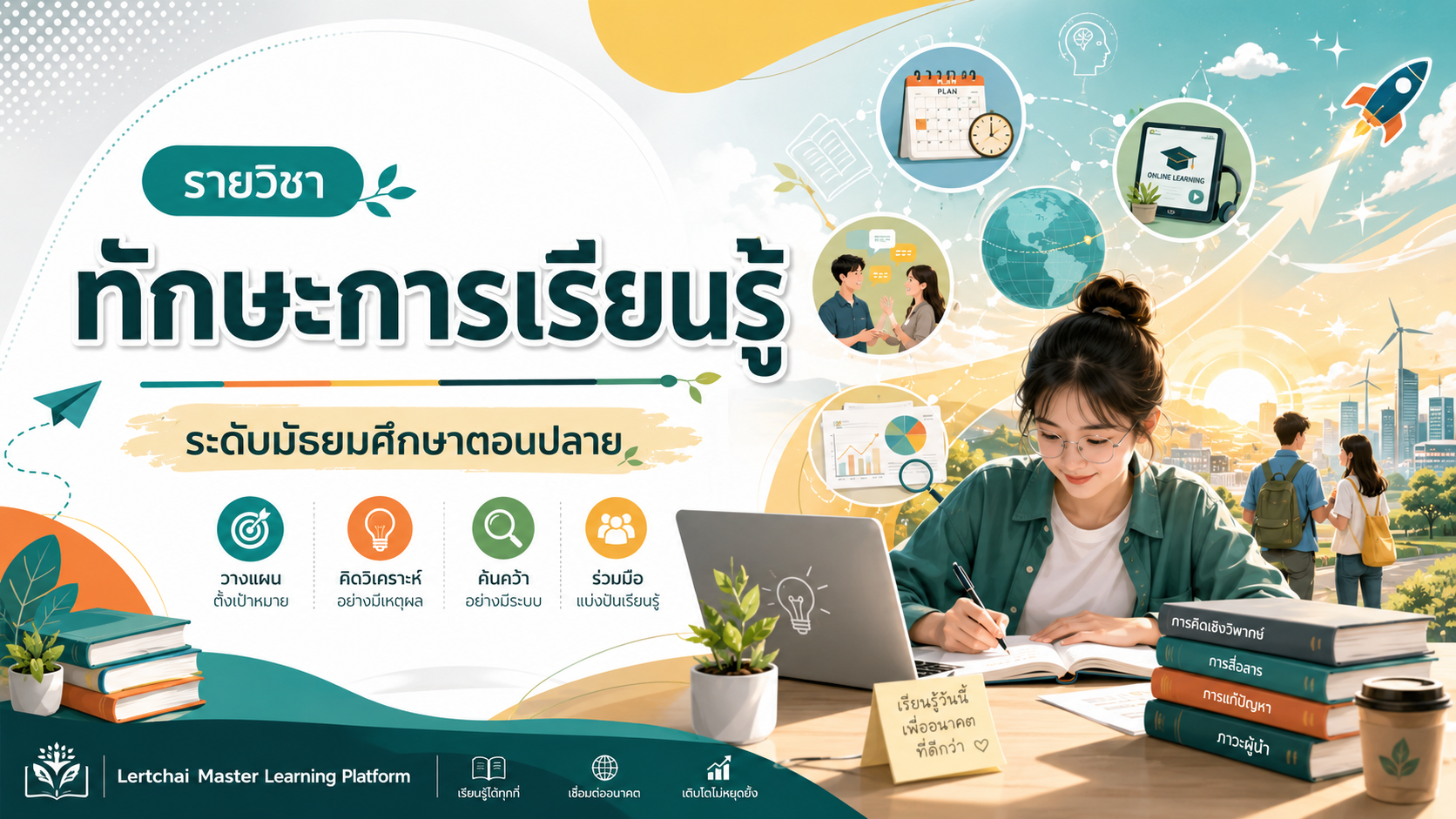 รายวิชาทักษะการเรียนรู้ ทร31001 ระดับมัธยมศึกษาตอนปลาย