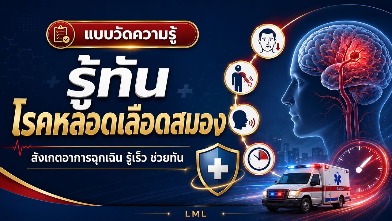 รู้ทันโรคหลอดเลือดสมอง